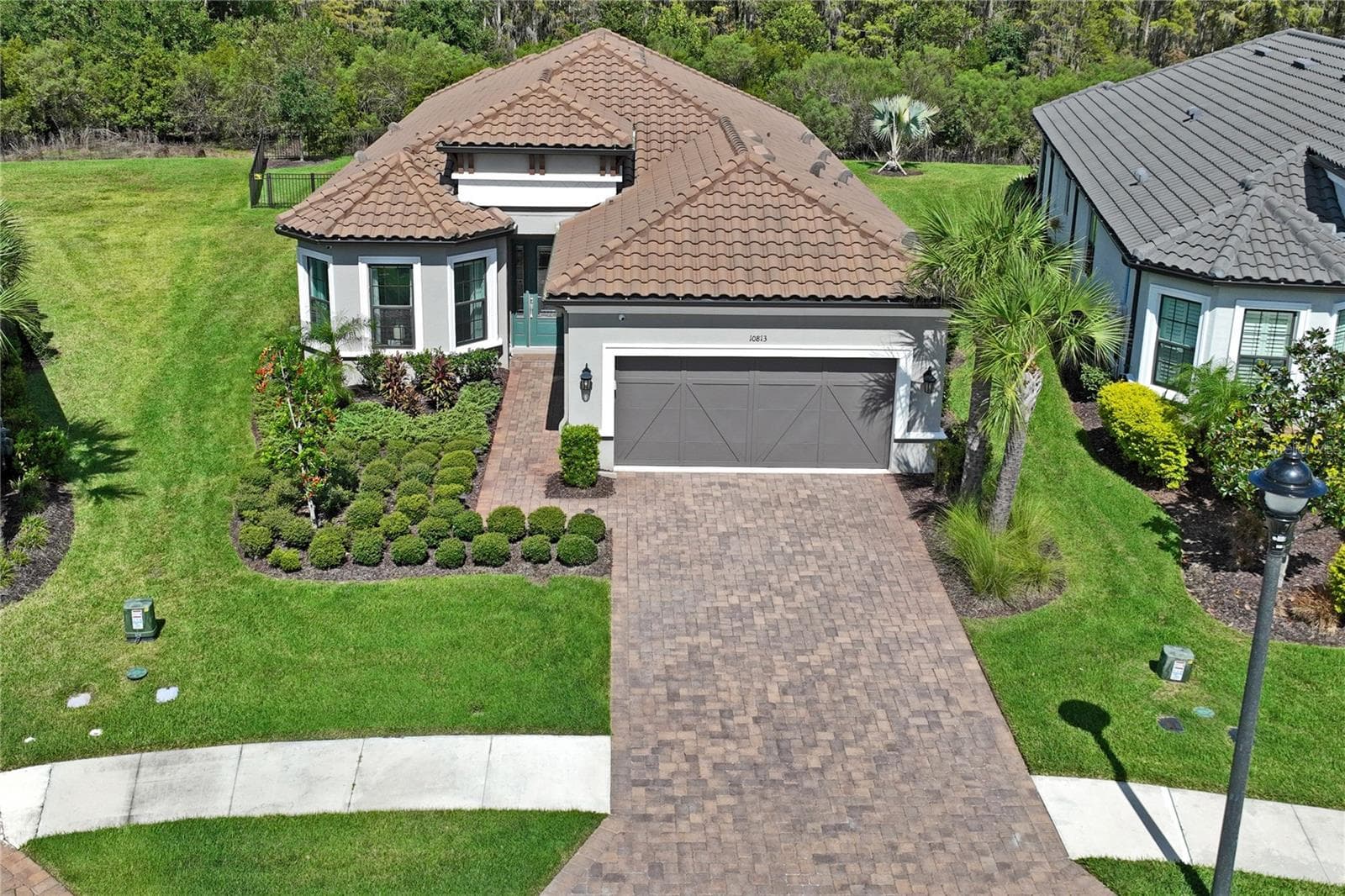 Bird's eye view of front of home - 10813 CALLUNA DR, ODESSA