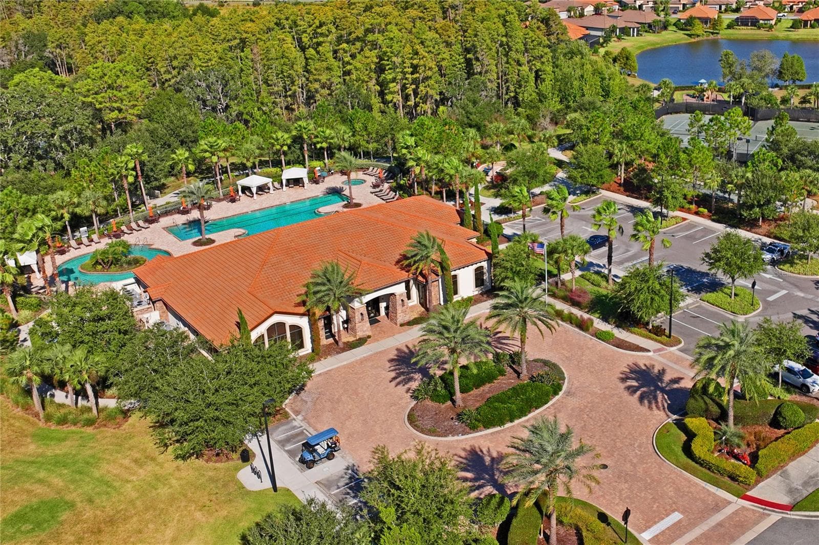 Bird's eye view of front of Amenity Center - 10813 CALLUNA DR, ODESSA