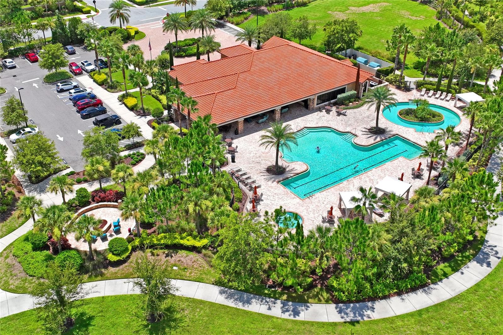 Bird's eye view of amenity center - 10813 CALLUNA DR, ODESSA