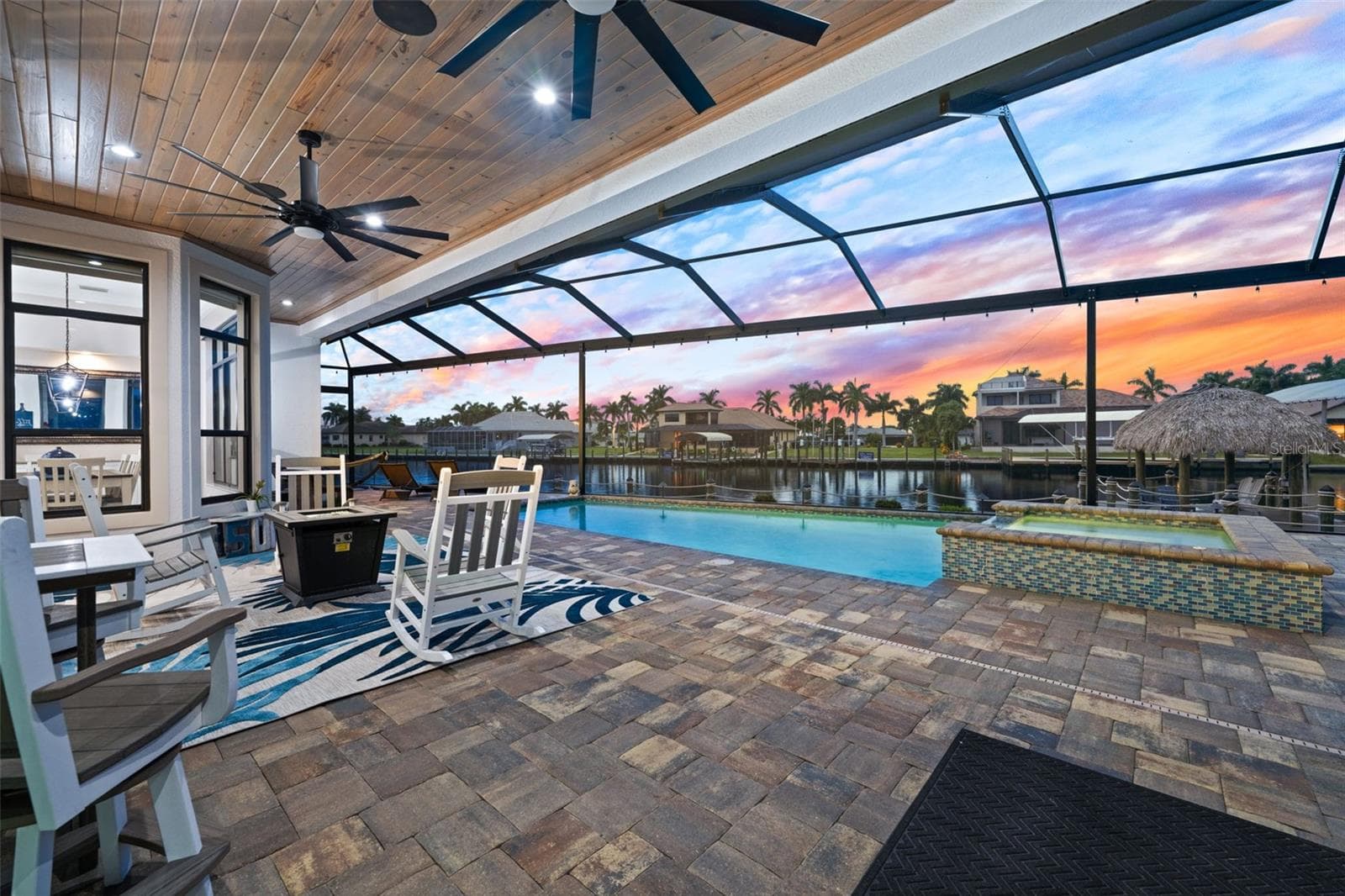 Lanai and pool, all screened in! - 5205 SUNSET CT, CAPE CORAL