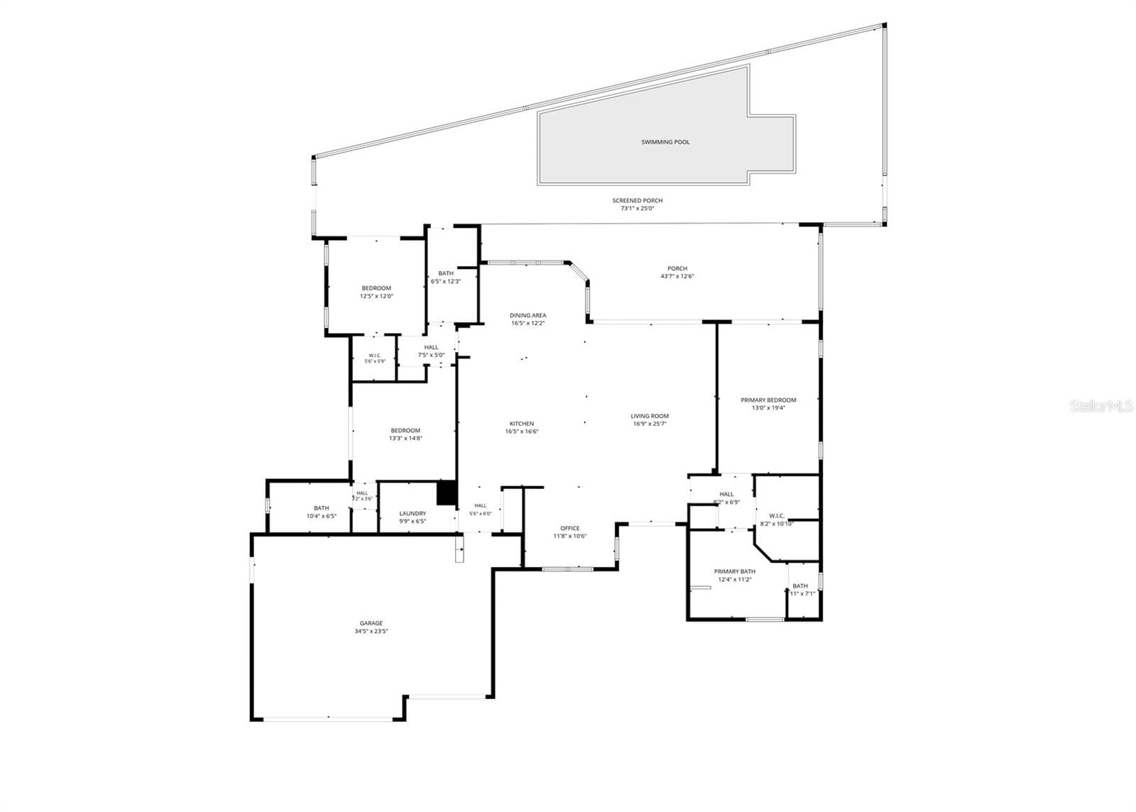 Floor Plan - 5205 SUNSET CT, CAPE CORAL