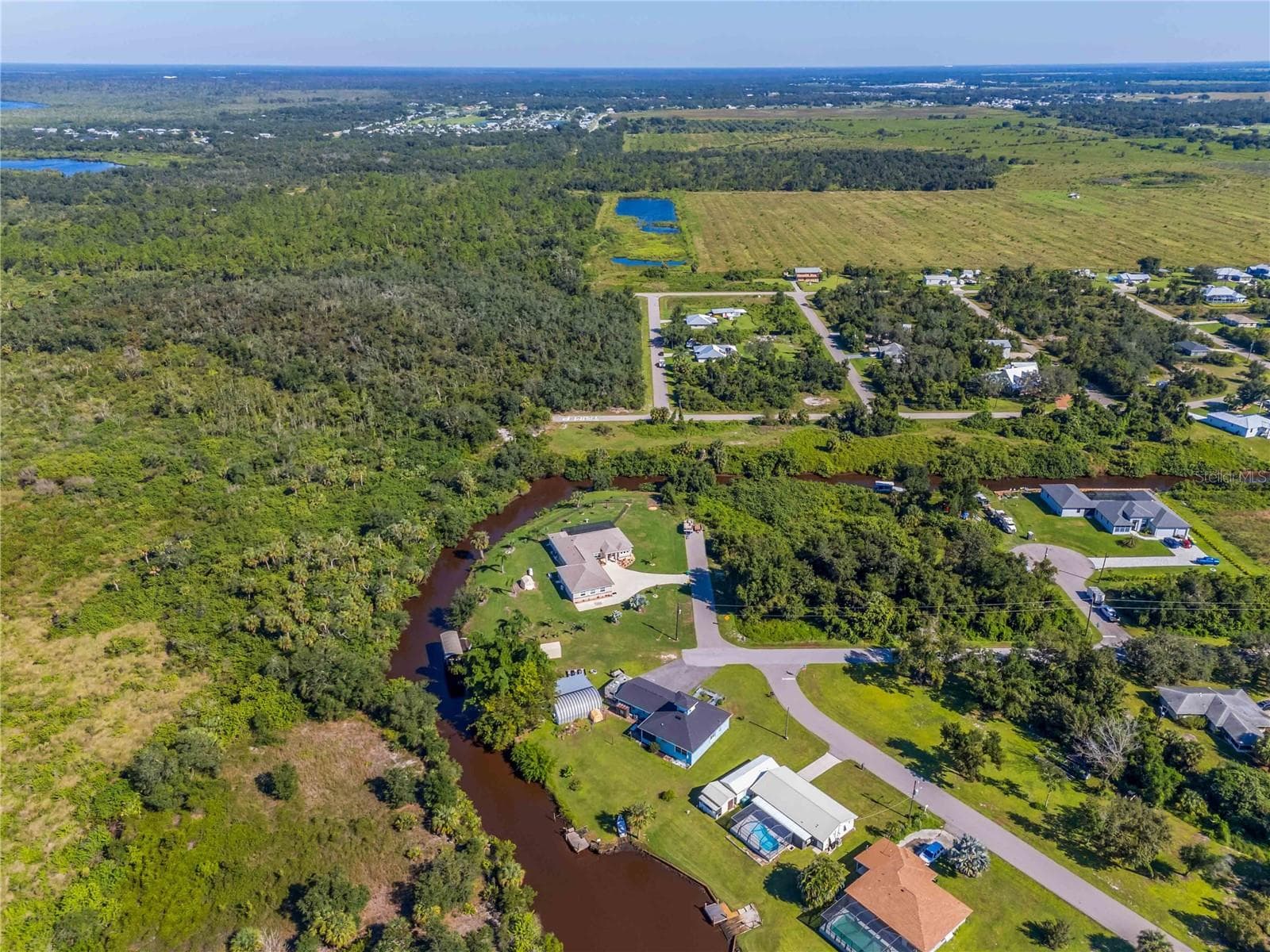 Aerial view - 141 SUMMERSET DR, PUNTA GORDA