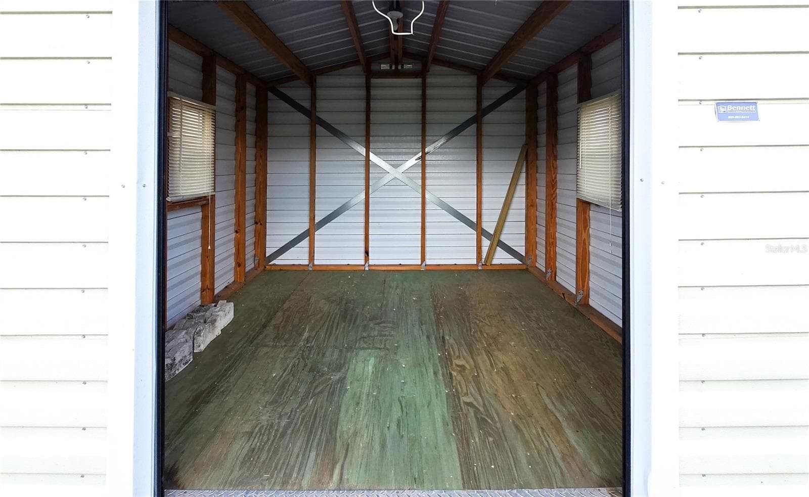 inside the 10x10 shed - 5716 PAWNEE ST, ZEPHYRHILLS