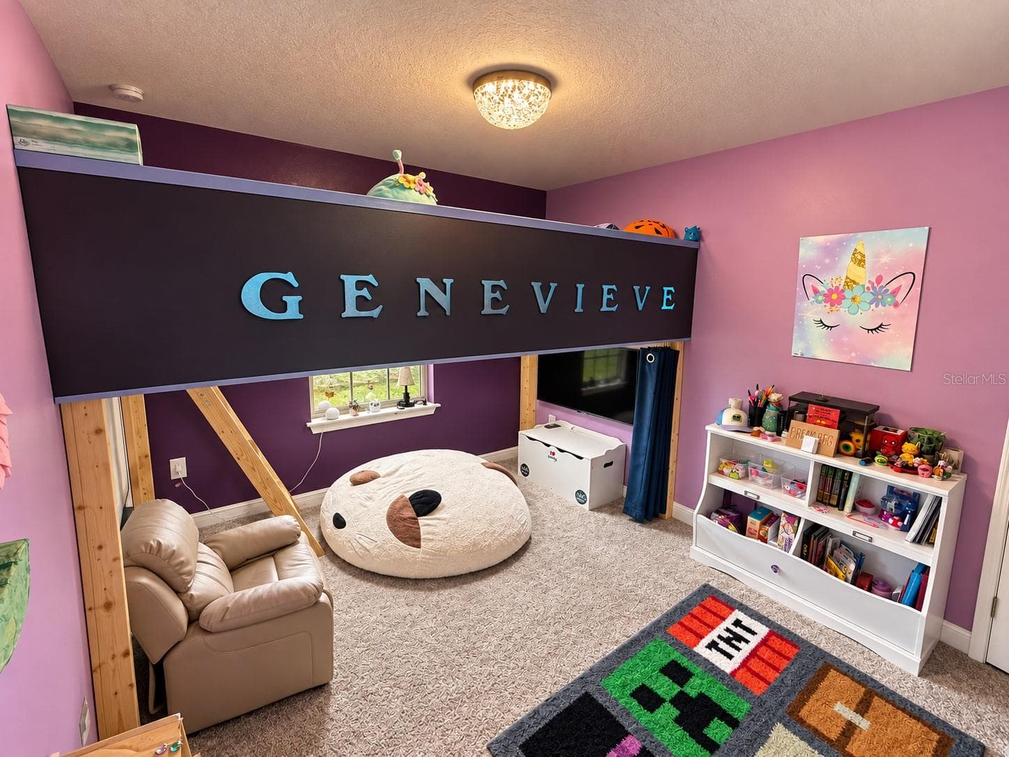 Seller is willing to leave both loft beds, name portion is replaceable - 11861 BLAMEY TRL, ODESSA