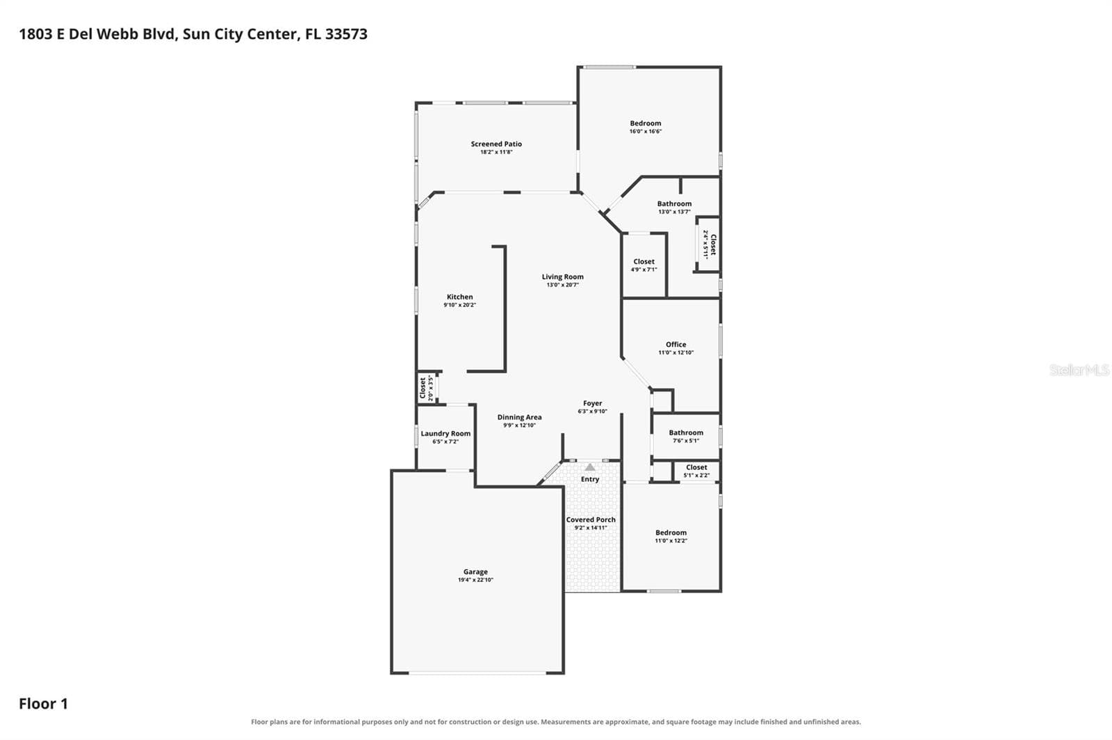 Single Family Residence at 1803 E DEL WEBB BLVD, SUN CITY CENTER, photo 51 of 52