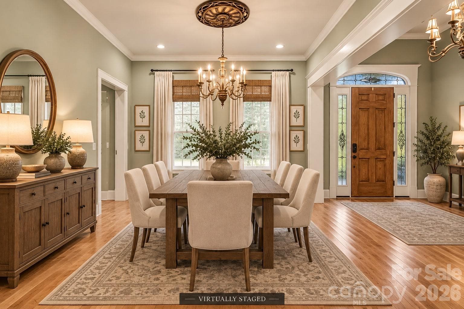 Virtually staged/enhanced - 8611 Kerns Meadow Lane, Huntersville