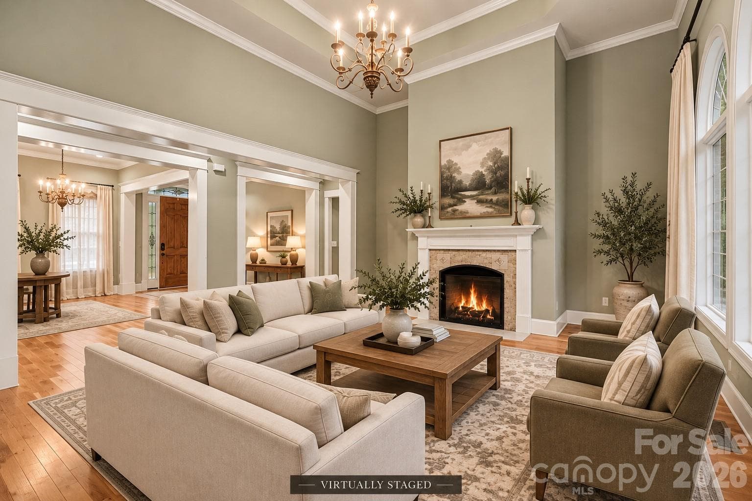 Virtually staged/enhanced - 8611 Kerns Meadow Lane, Huntersville