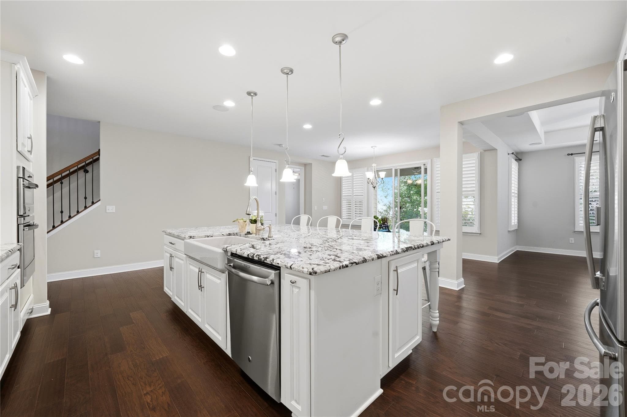 Open to the living area - Perfect for entertaining - 8719 Shadetree Street, Huntersville