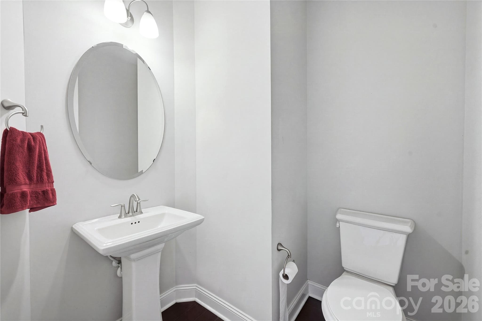 Half Bath on main level - 8719 Shadetree Street, Huntersville