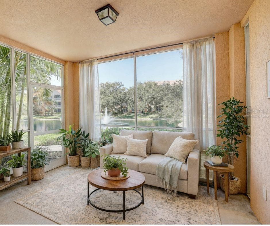 Virtually Staged Lanai - 4174 CENTRAL SARASOTA PKWY #212, SARASOTA