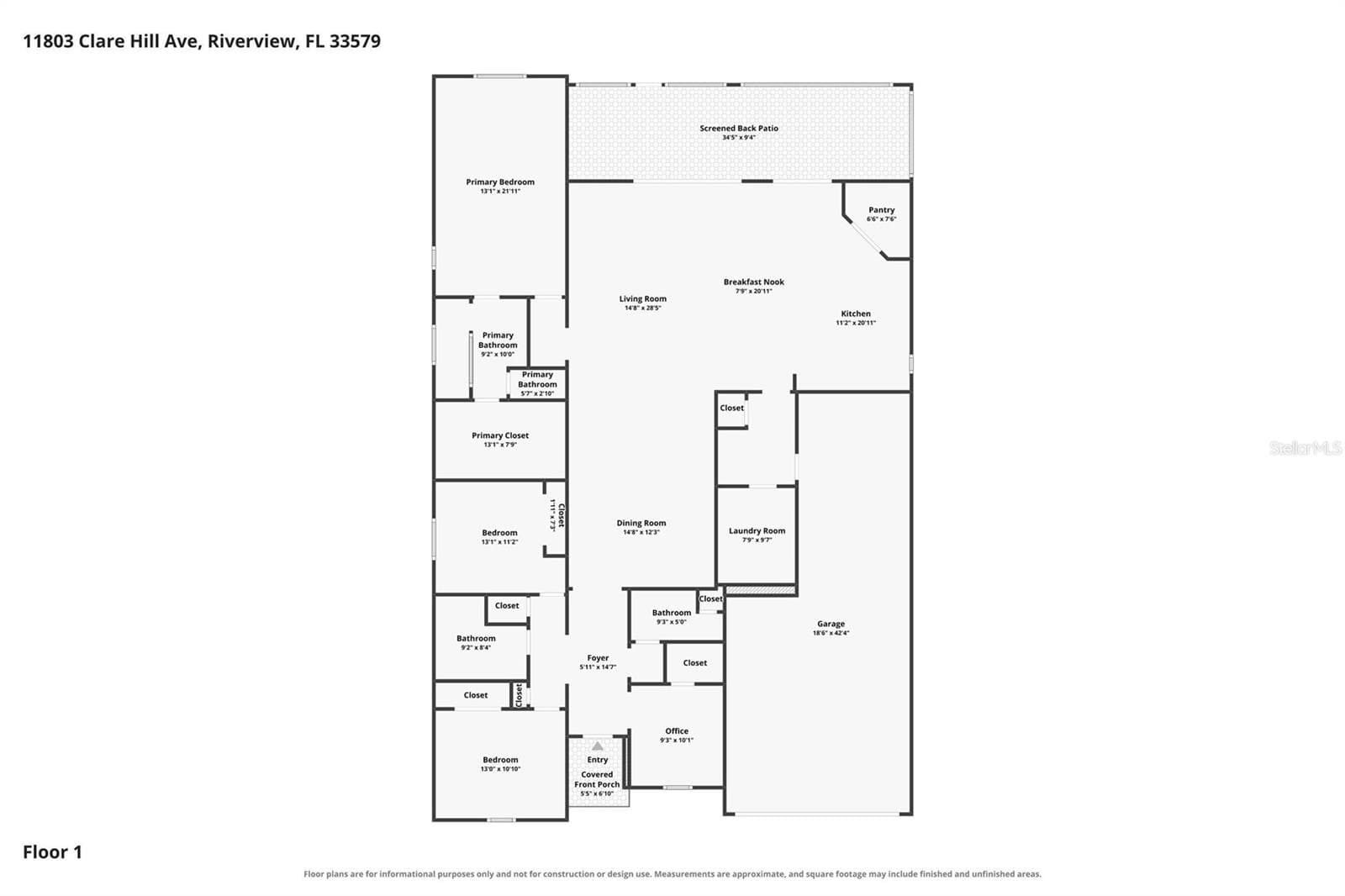 Single Family Residence at 11803 CLARE HILL AVE, RIVERVIEW, photo 73 of 93