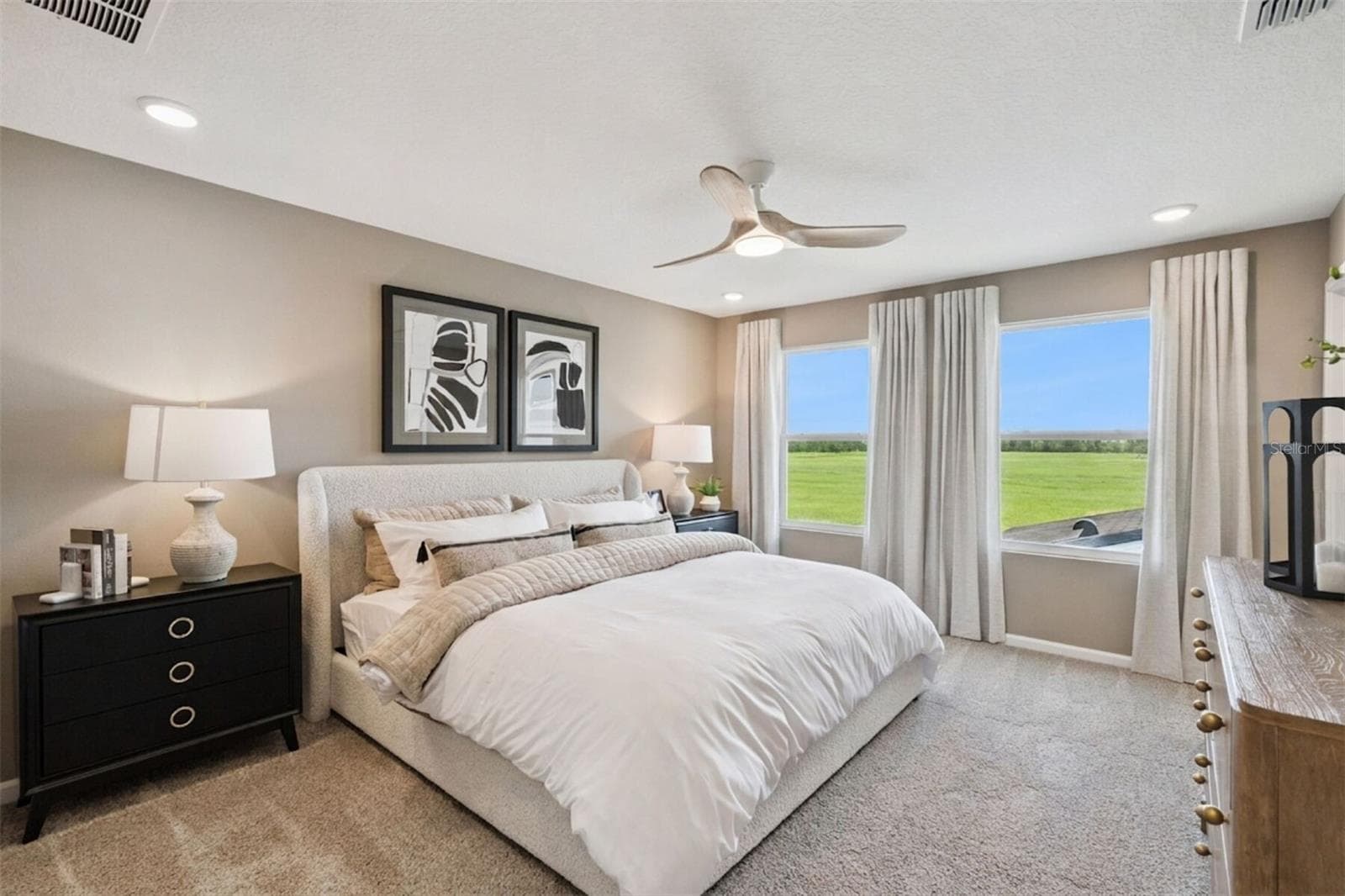 Lakeside at Satilla Zara Model Primary Bedroom - 5030 ORINOCO LN, ST CLOUD
