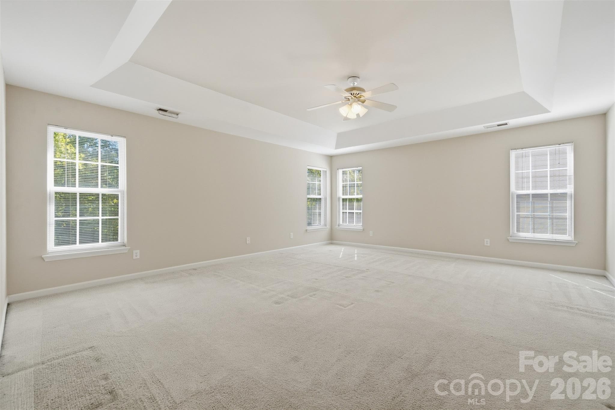 Primary suite w/trey ceiling - 6211 Chavel Lane, Charlotte