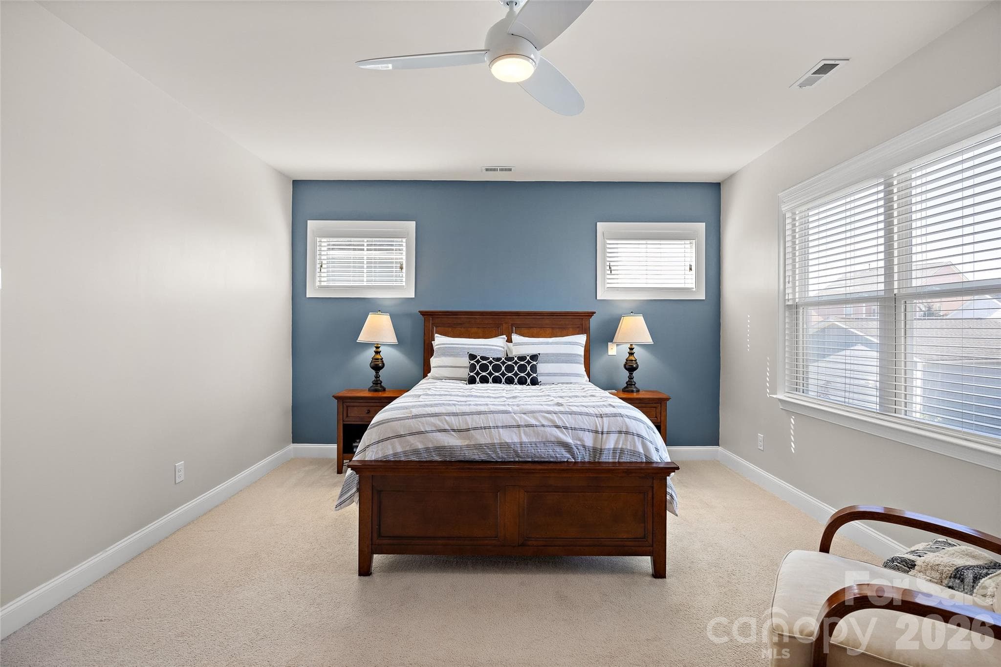 Large Primary Bedroom - 1557 Cedar Park Drive, Pineville