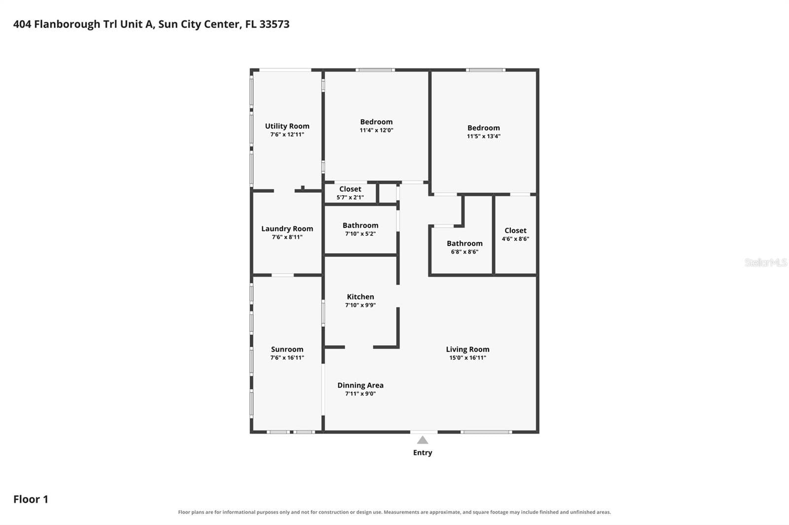 Condominium at 404 FLANBOROUGH TRL #A, SUN CITY CENTER, photo 48 of 79