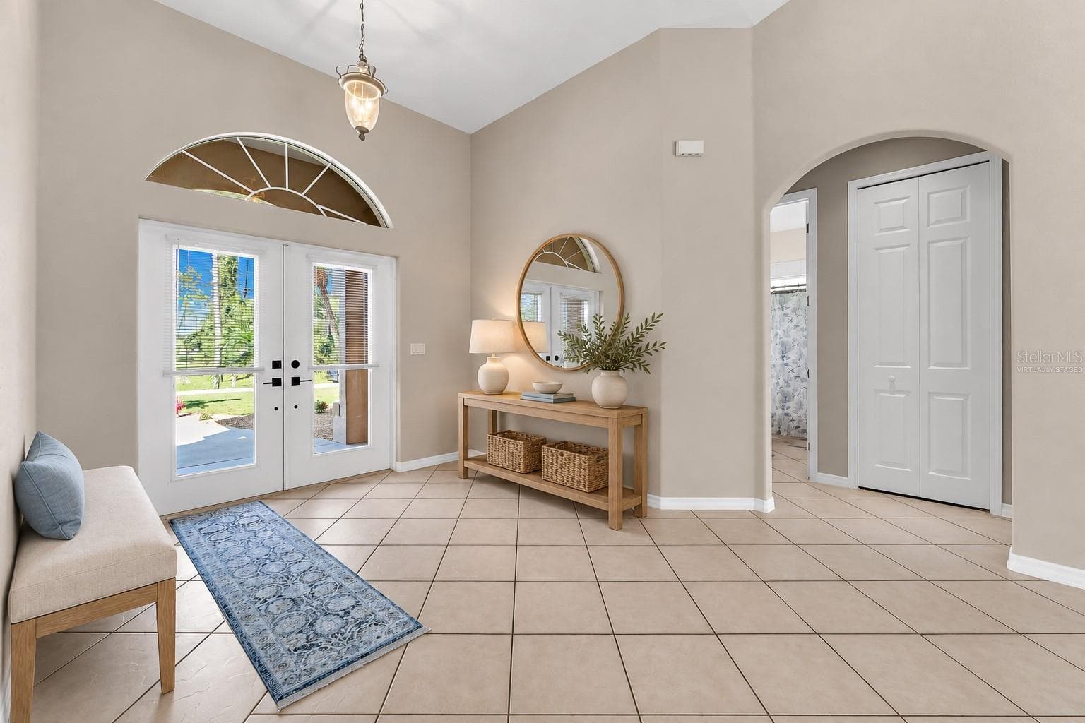 Virtually staged foyer - 2595 ROLLING RD, NORTH PORT