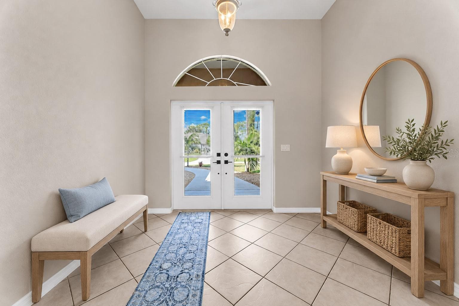 Virtually staged foyer - 2595 ROLLING RD, NORTH PORT