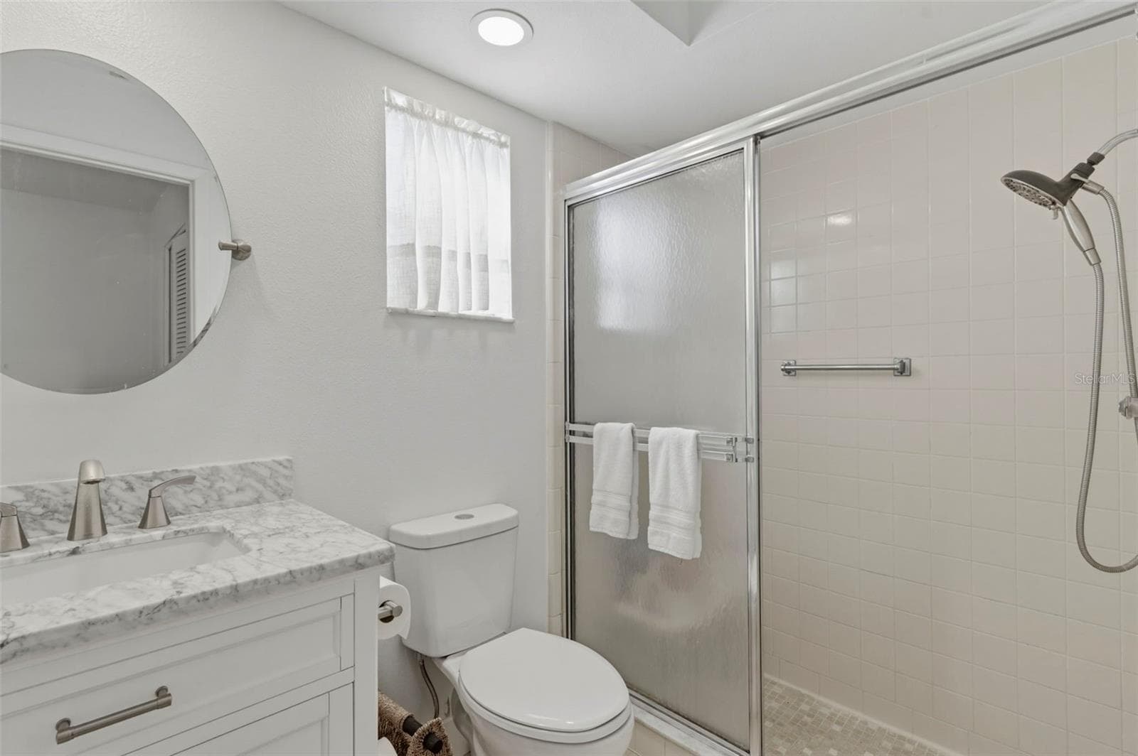 Primary bath shower, new vanity etc. - 4642 SAINT LAWRENCE DR, NEW PORT RICHEY