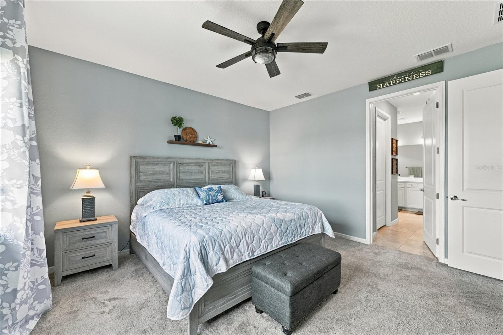Primary Bedroom ensuite including spacious walk in closet. - 9260 BALLASTER POINTE LOOP, PARRISH