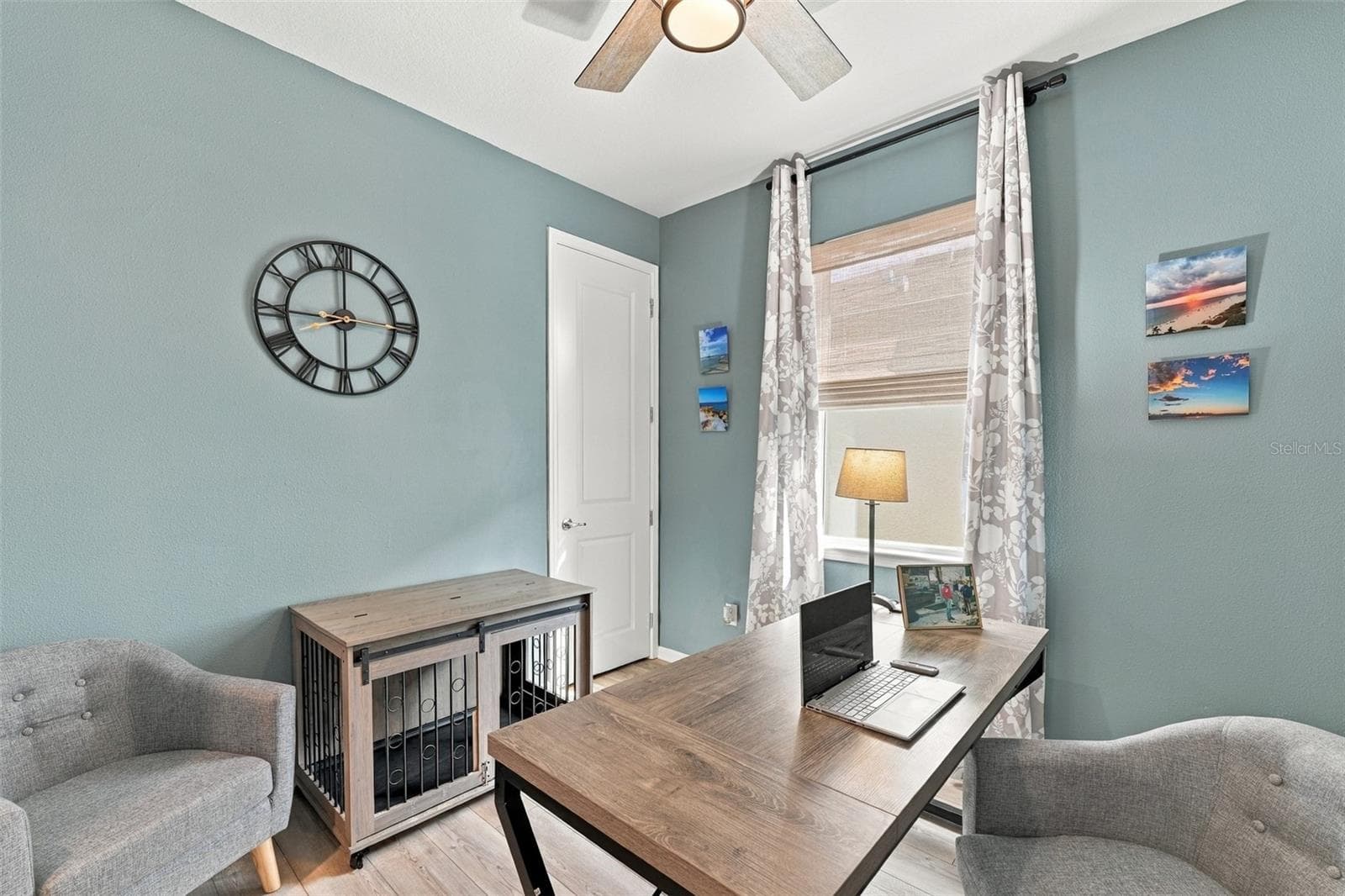 Completely furnished 3rd bedroom or office with closet. - 9260 BALLASTER POINTE LOOP, PARRISH