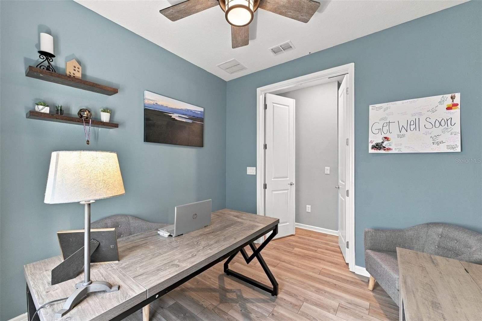 Double Door entrance to this 3rd Bedroom/Office. - 9260 BALLASTER POINTE LOOP, PARRISH