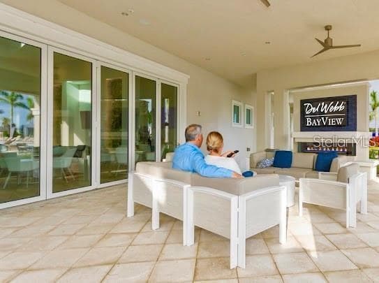 Outdoor Entertainment and Fireplace - 9260 BALLASTER POINTE LOOP, PARRISH