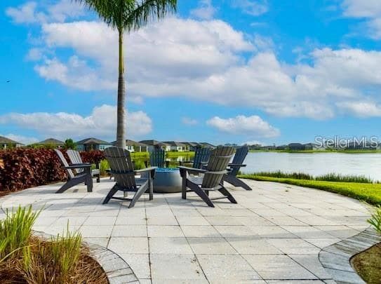 Firepit overlooking the water. - 9260 BALLASTER POINTE LOOP, PARRISH