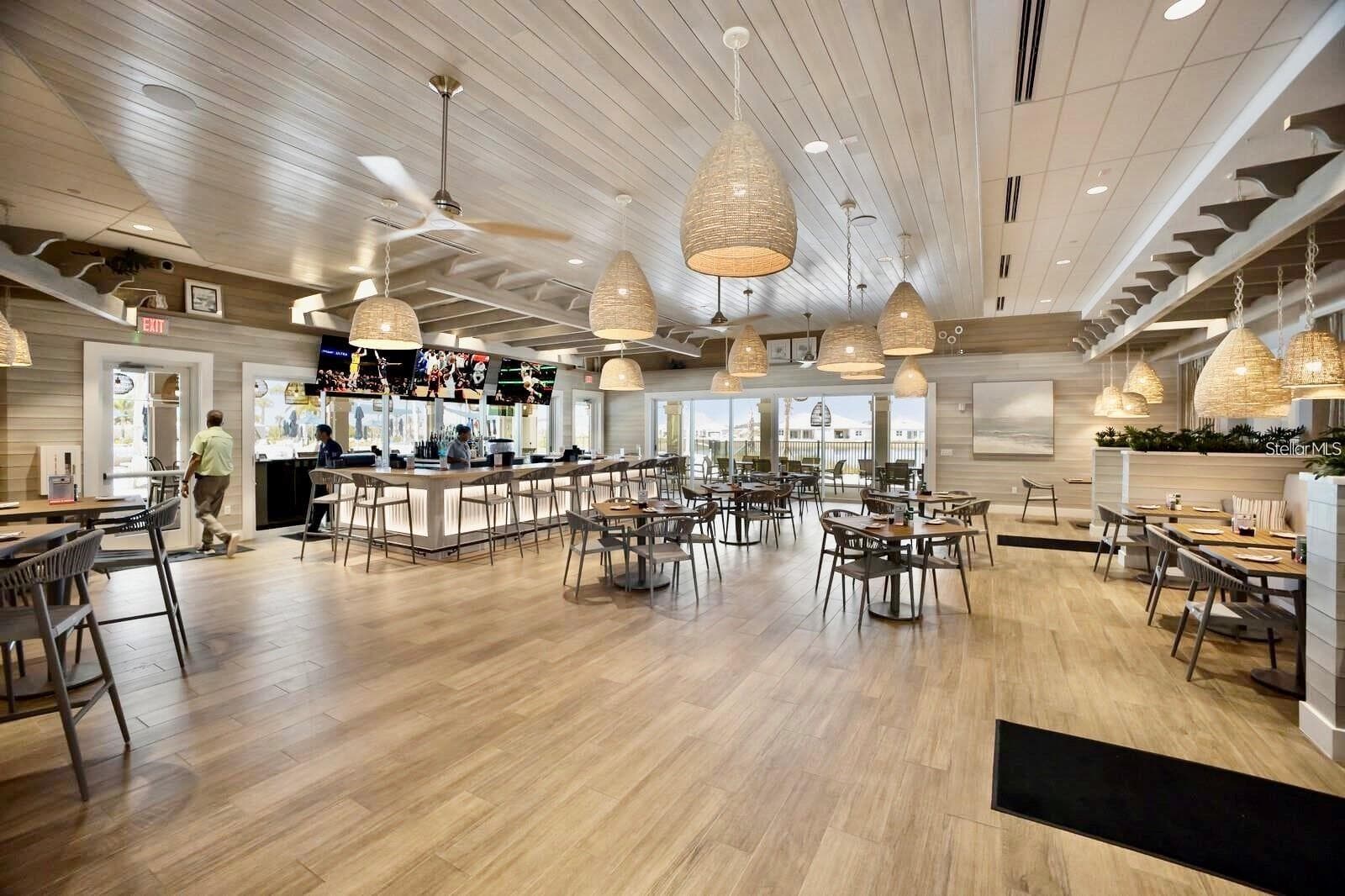 "Sailfish" Dining Room complete with Sports TV's, Trivia and Bingo nights! - 9260 BALLASTER POINTE LOOP, PARRISH