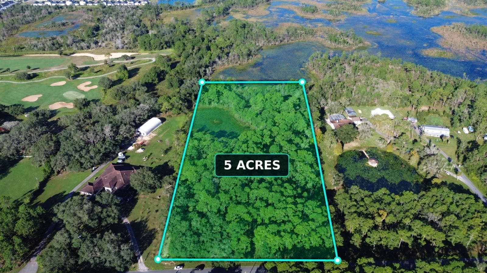 Approximate property outline for illustration only. Not a survey. Buyer to verify boundaries and acreage. - 0 ARAPAHO TRL, KISSIMMEE
