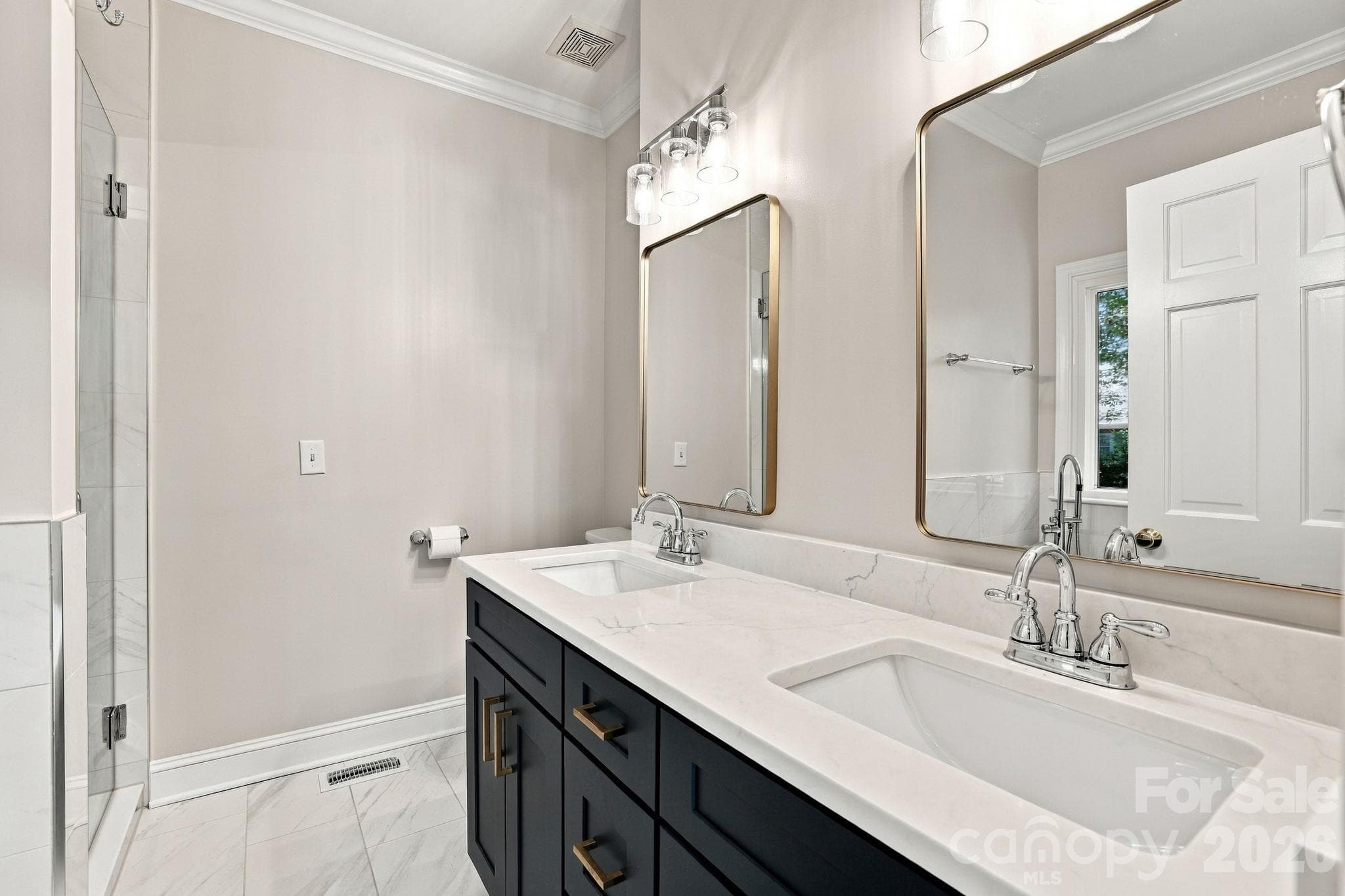 Primary Bathroom with New Vanity1471 Porch Swing Lane Matthews, NC 28104 - 1471 Porch Swing Lane, Matthews