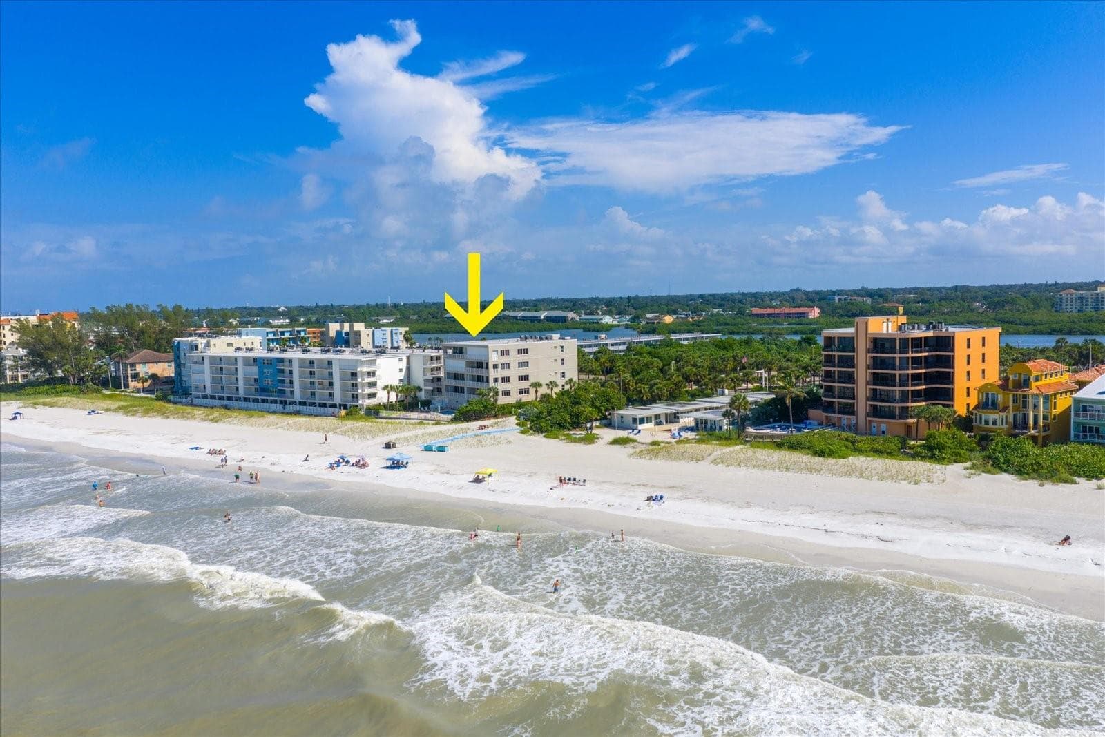 Aerial of location - 19600 GULF BLVD #301, INDIAN SHORES