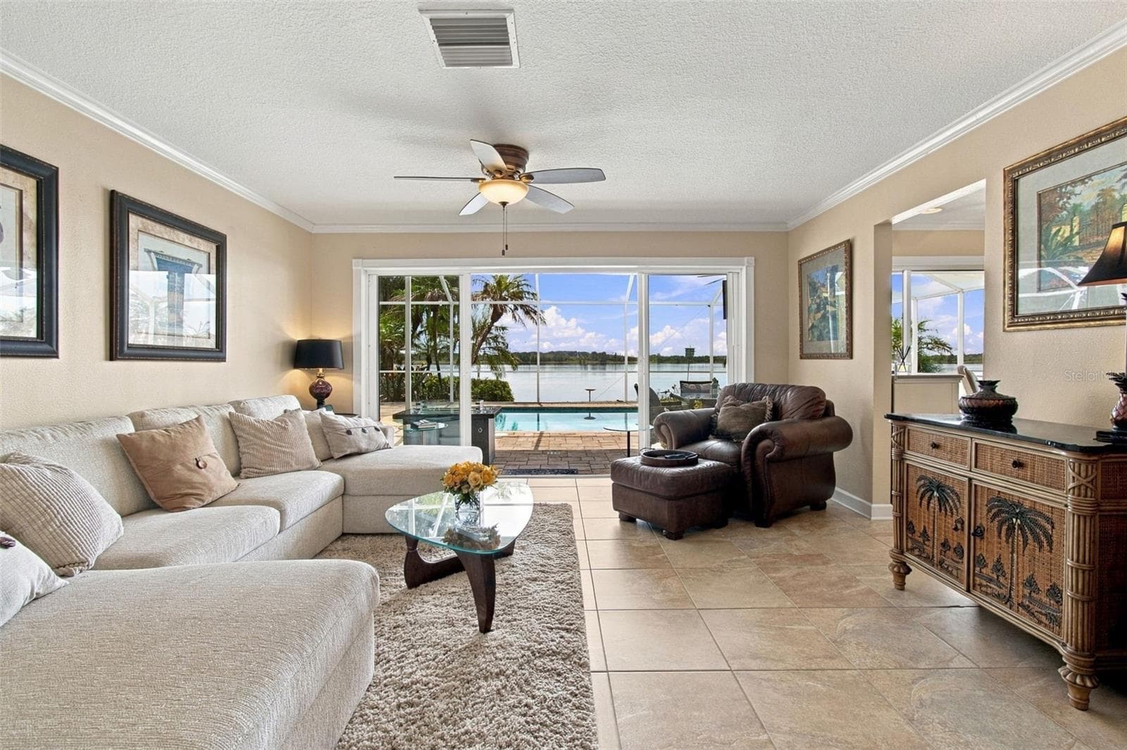 Family room - 1921 MANOR CIR SE, WINTER HAVEN