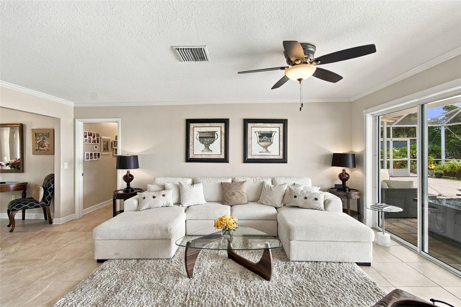 Family room - 1921 MANOR CIR SE, WINTER HAVEN