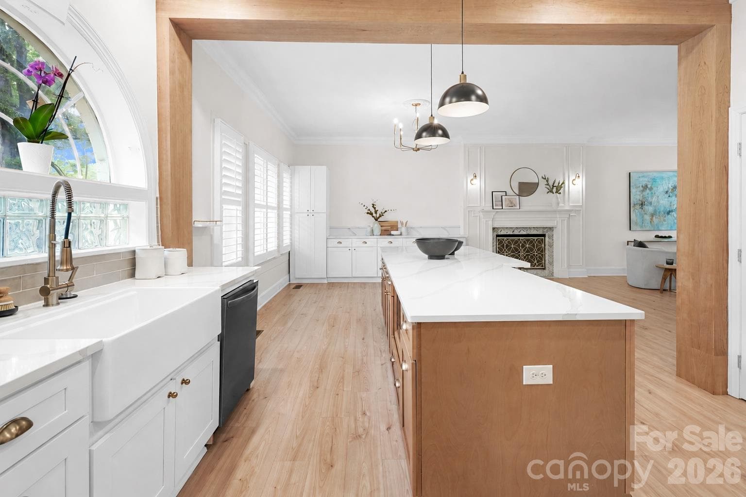 Generous counter space and cabinetry make this kitchen as functional as it is beautiful. - 4341 Old Saybrook Court, Charlotte