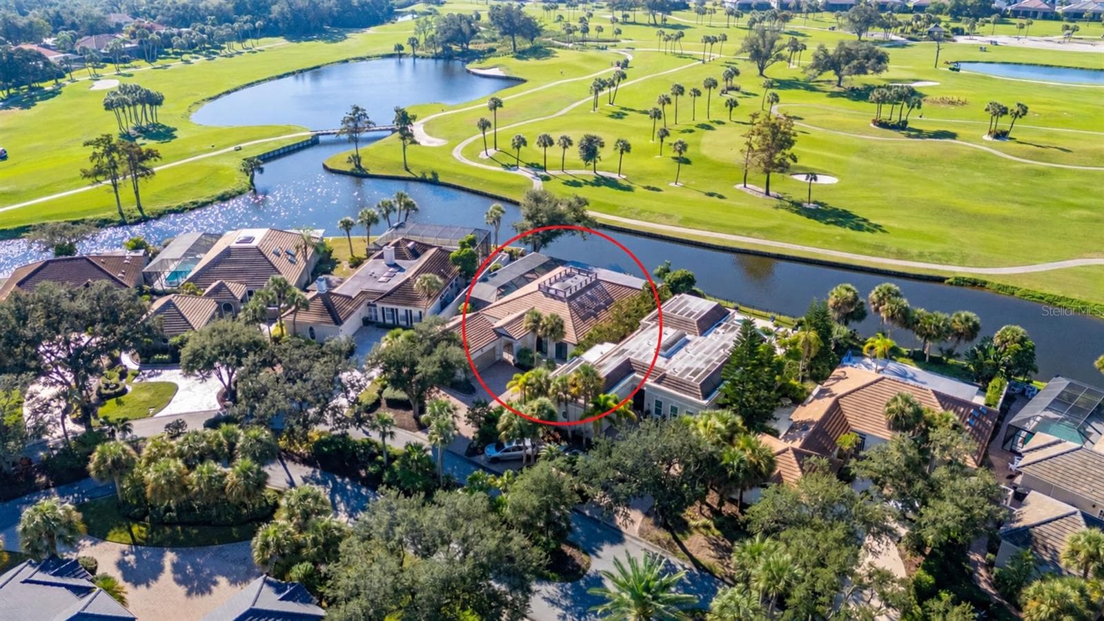 Aerial of golf course - 71 CAYMAN ISLES BLVD, ENGLEWOOD