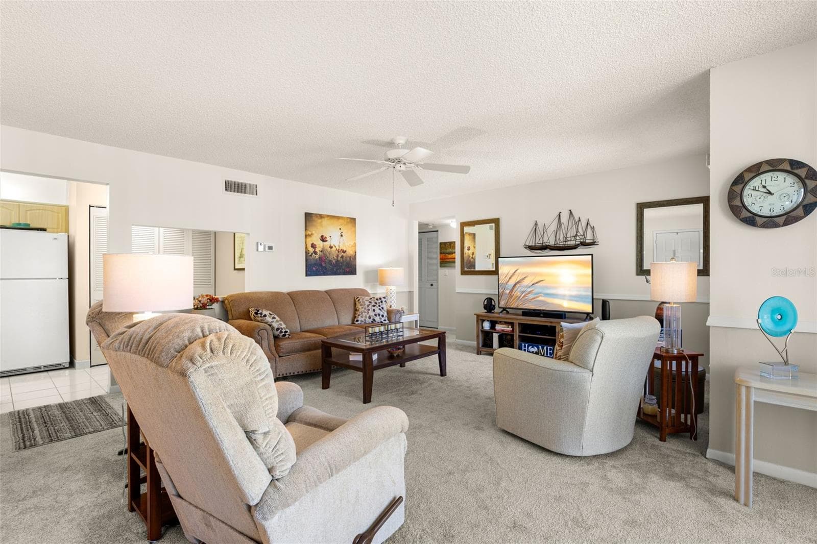 Living Room - 1708 PINE RIDGE WAY E #B2, PALM HARBOR