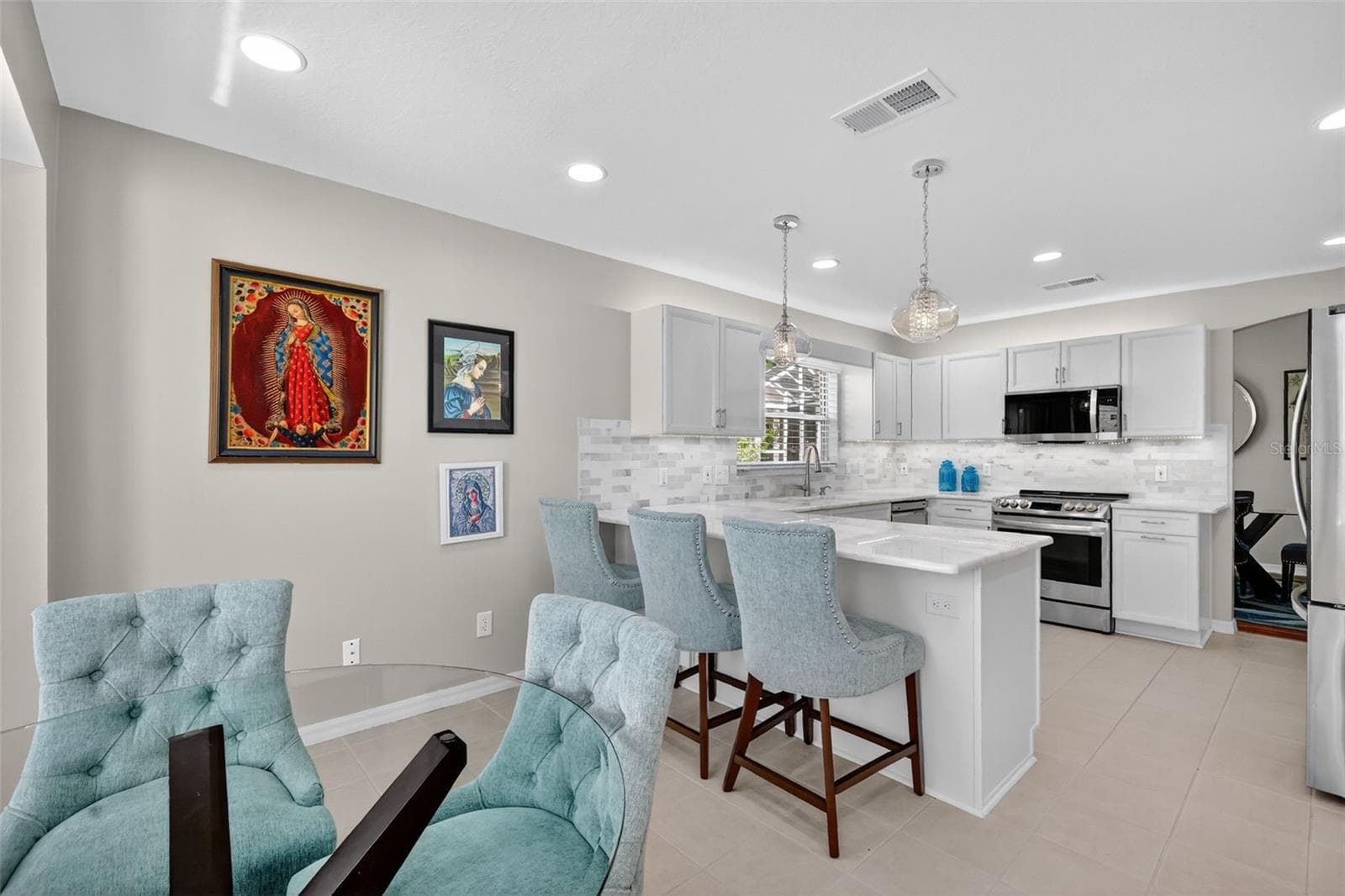Kitchen and Dinette - 1201 BARCELONA DR, THE VILLAGES