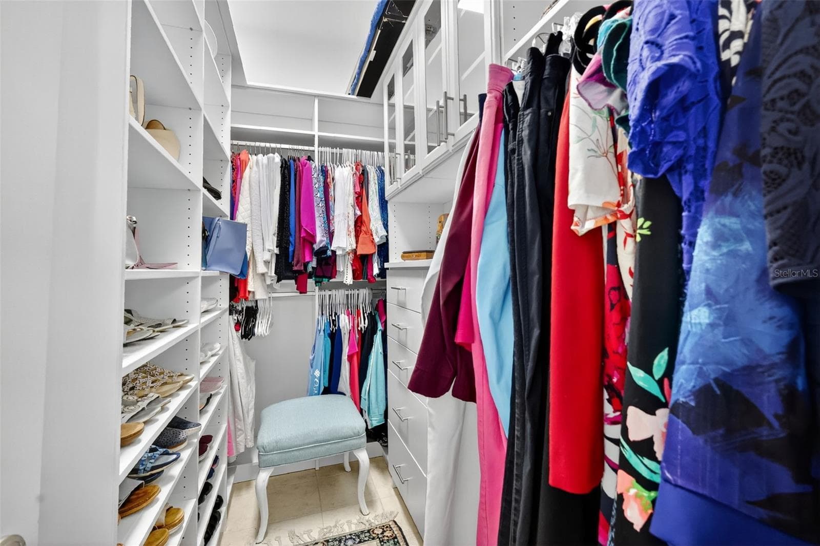 Primary Bedroom First Custom Walk-In Closet - 1201 BARCELONA DR, THE VILLAGES