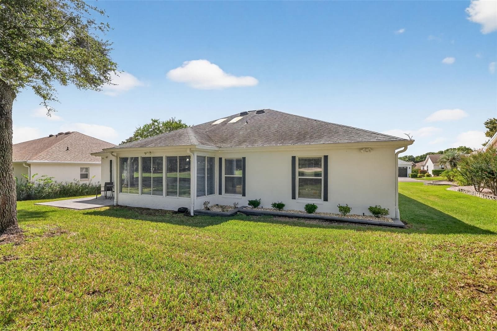 Rear and Side Elevation - 1201 BARCELONA DR, THE VILLAGES