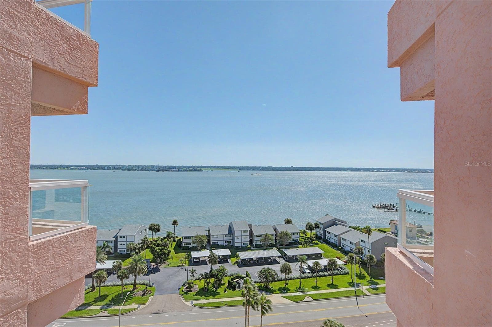 View from your smaller third balcony off the Kitchen - 1310 GULF BLVD #14E, CLEARWATER