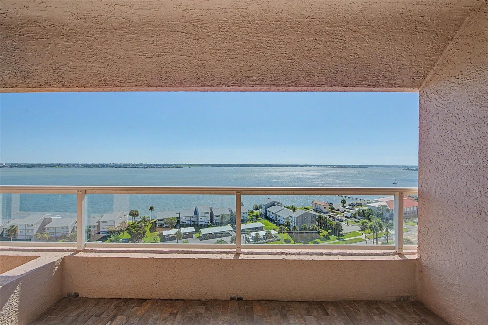 Second Bedroom Balcony overlooking the Intracoastal Waterway! - 1310 GULF BLVD #14E, CLEARWATER