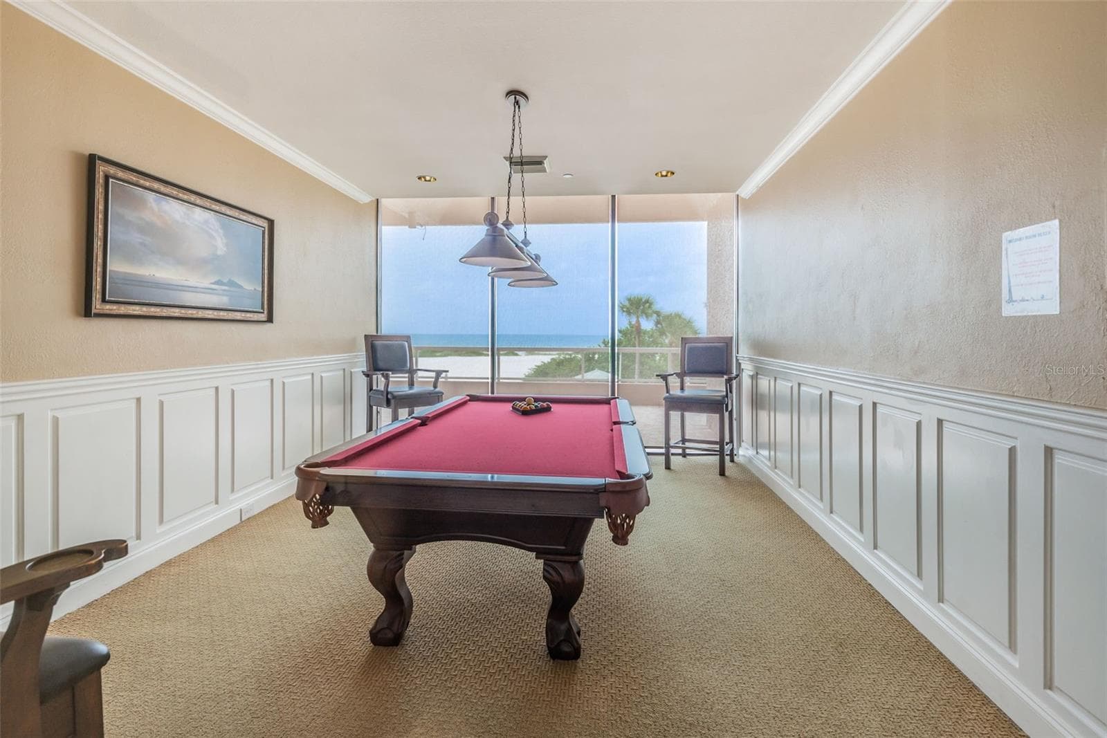 Billiards room - 1310 GULF BLVD #14E, CLEARWATER