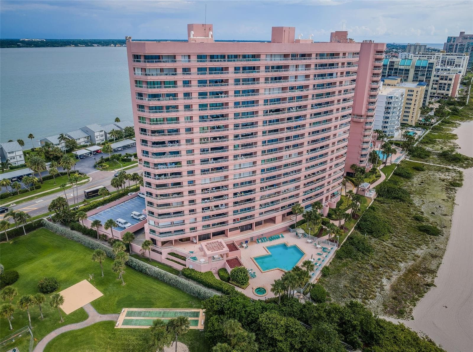 Private pools for each building! - 1310 GULF BLVD #14E, CLEARWATER