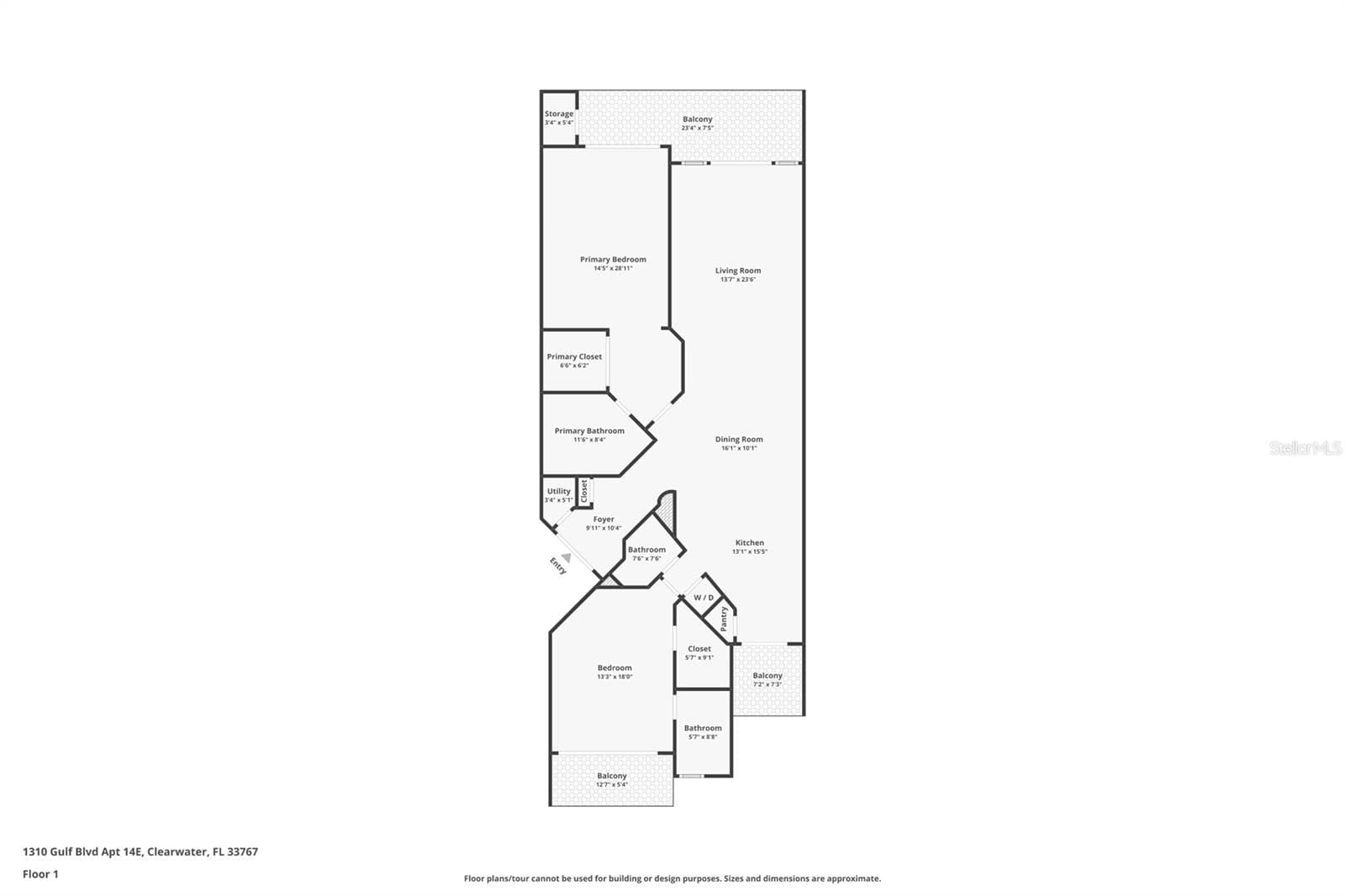 Condominium at 1310 GULF BLVD #14E, CLEARWATER, photo 99 of 103