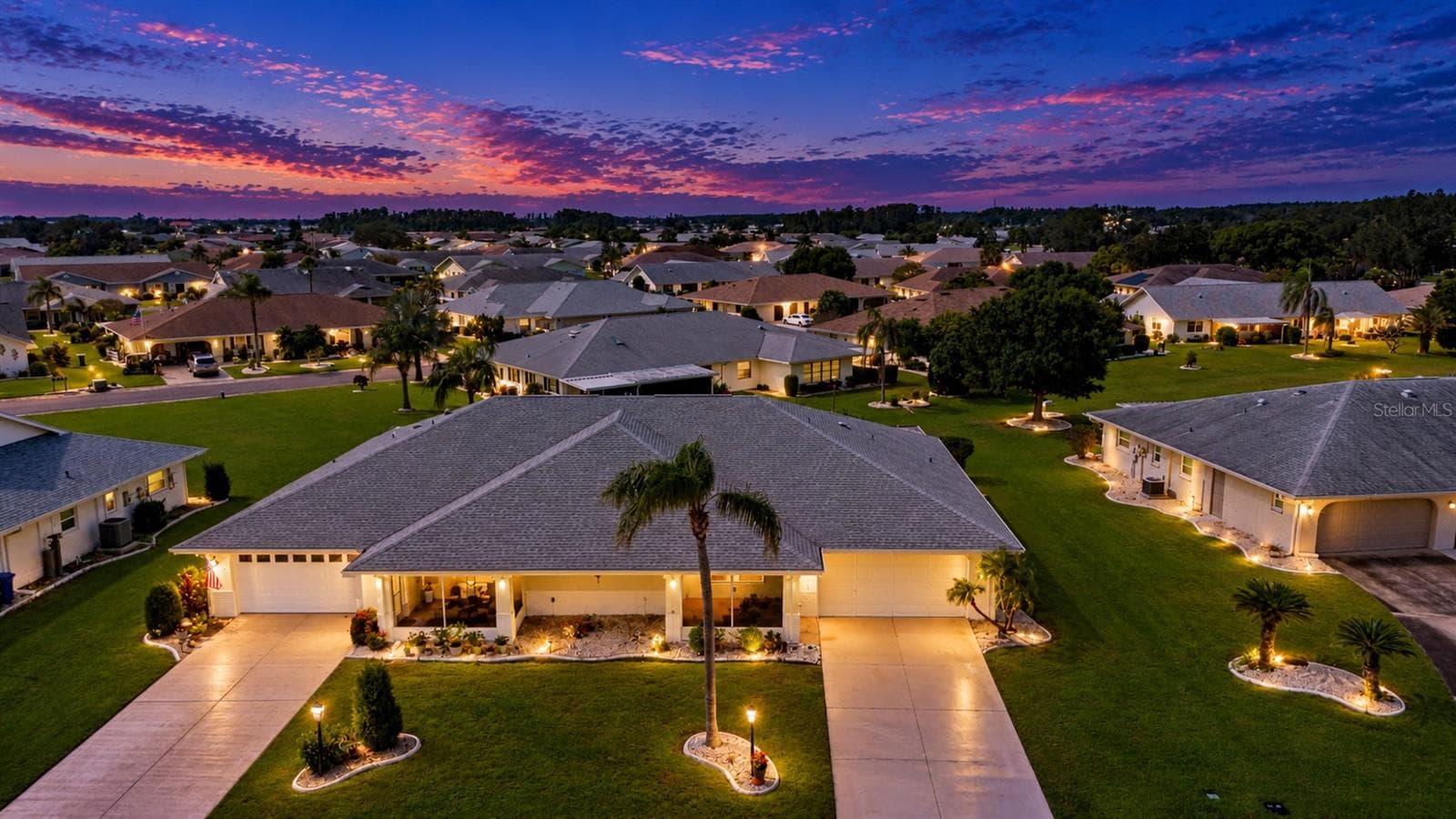 Staged Twilight - 2108 MEADOWLARK LN, SUN CITY CENTER