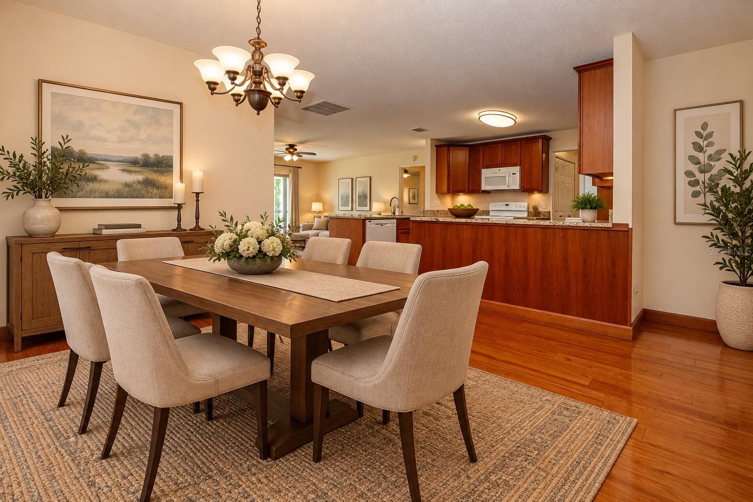 Staged Dining Room - 2108 MEADOWLARK LN, SUN CITY CENTER