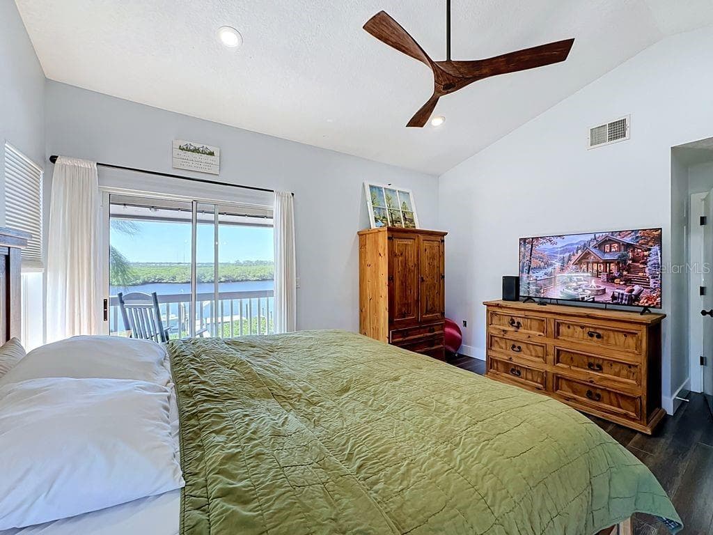 Primary Bedroom With View Of River - BRADEN RIVER LAKES, BRADENTON