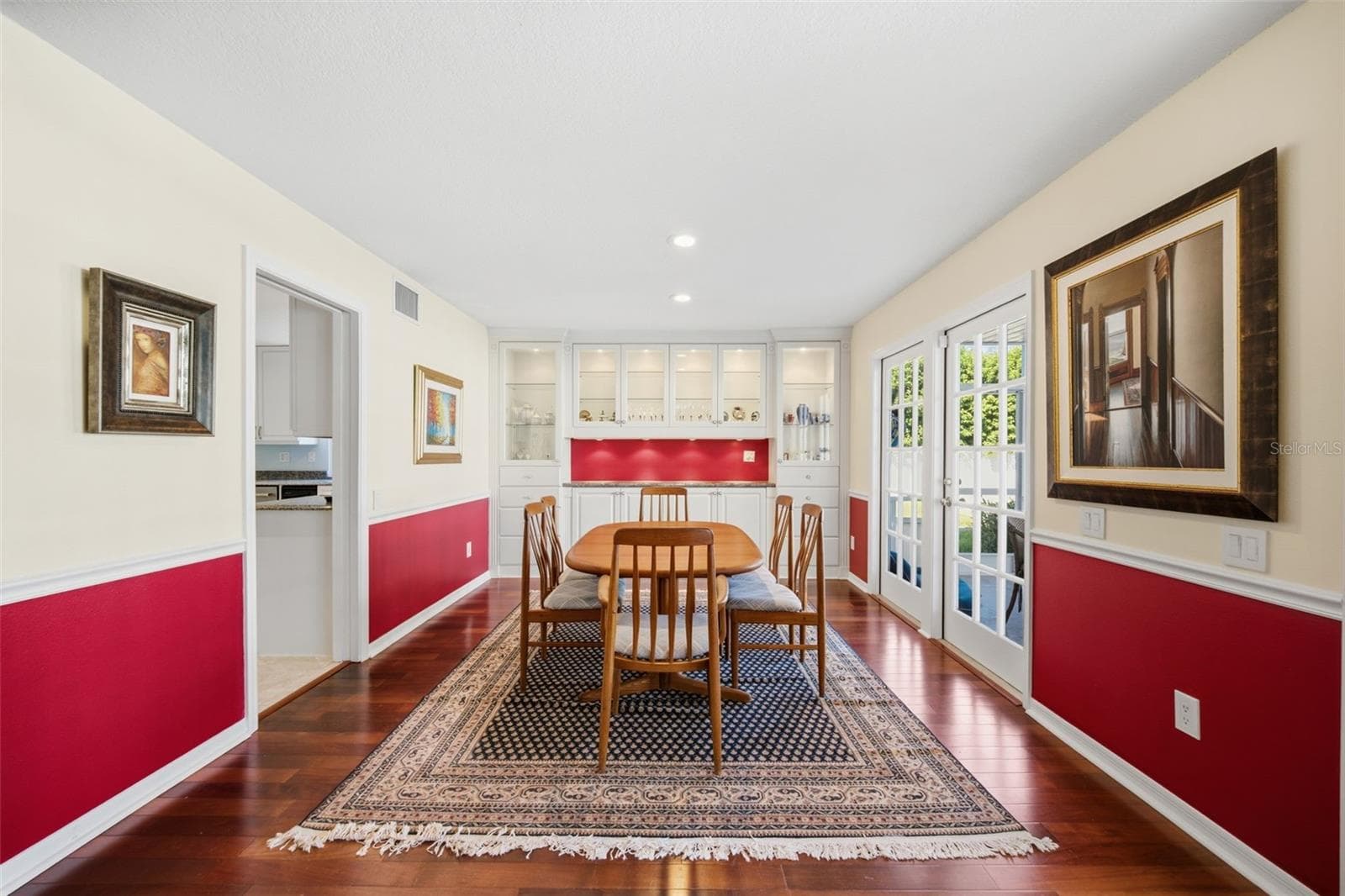 Dining Room and French Doors to Lanai - 12383 WINDTREE BLVD, SEMINOLE