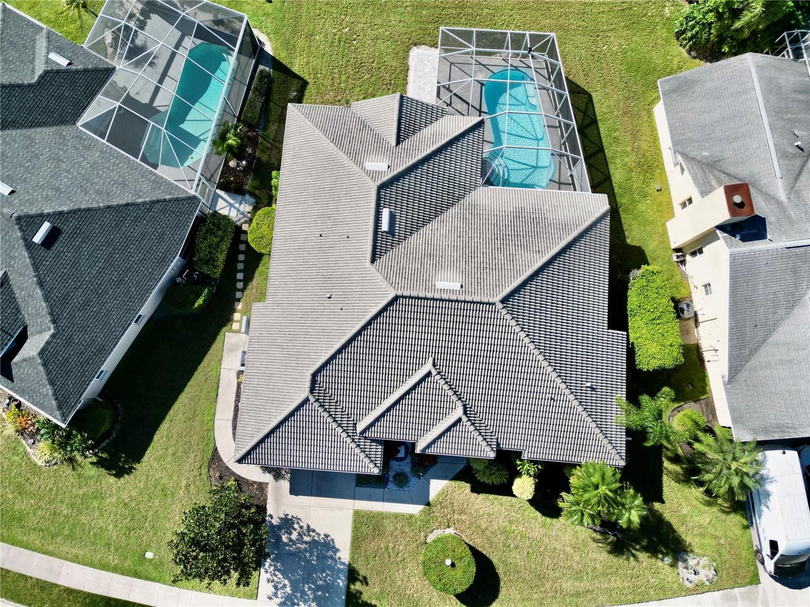 Aerial View - 5829 CARRIAGE DR, SARASOTA