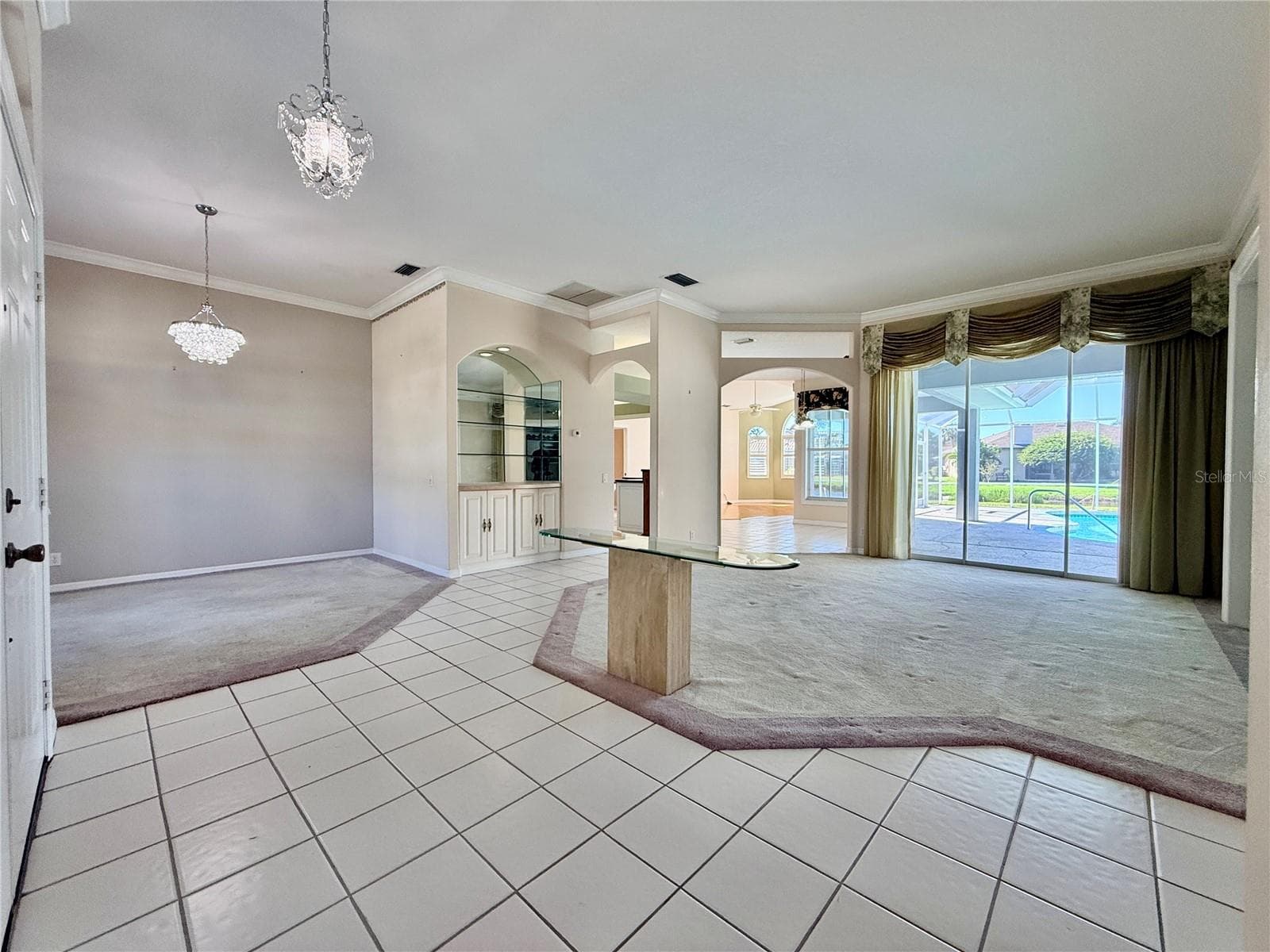 Formal Dining/family rooms - 5829 CARRIAGE DR, SARASOTA